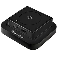 Silverstone SST-QIB052-D Qi Lader mit Docking Station - schwarz