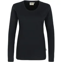 Hakro Damen Longsleeve Classic schwarz M