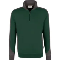 Hakro Zip-Sweatshirt Contrast Performance, tanne, Unisex-Größe: S