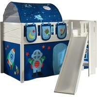 Vipack Hochbett »Scott«, (Made in Europe), mit schräger Leiter,