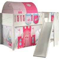 Vipack Hochbett »Scott«, (Made in Europe), mit schräger Leiter,