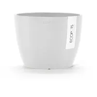 Ecopots Pflanztopf Stockholm Weiß 16 cm x 12,5 cm