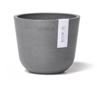 Ecopots Pflanztopf Oslo Mini Grau 11,5 cm x 10
