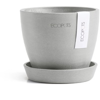 Ecopots Pflanztopf Antwerp Mini Weißgrau 11,5 cm x 10,1