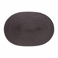 Continenta Platzset Oval 45 x 31 cm Anthrazit grau