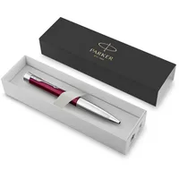 Parker Kugelschreiber magenta/silber, Schreibfarbe: blau, 1 St.