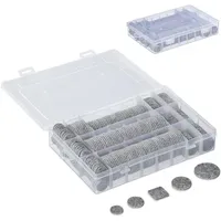 Relaxdays Filzgleiter 272er Set, runde & eckige Möbelgleiter, Kratzschutz,