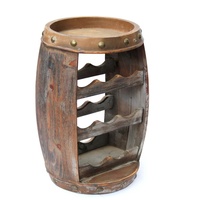 DanDiBo Ambiente DanDiBo Weinregal Holz Klein Weinfass 1555 50