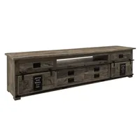 Massivmoebel24 TV-Board 240x50x60 Mango Farbe:grau lackiert Größe:240x50x60 cm (BxTxH)