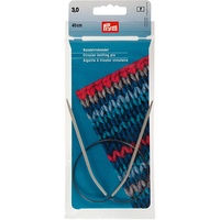 Prym Rundstricknadeln ALU 40 cm 3,00 mm grau