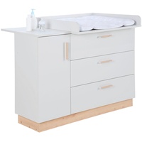 JIMMYLEE MyBaby Wickelkommode Leo, - B/H/T ca. 133,00x101,00x77,00
