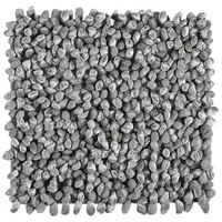 Aquanova Rocca Badteppich Badematte (60x60cm Silber grau)