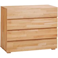 Hasena Kommode 4 Schubladen Massivholz 90x40x75 - Sideboards, Kommoden