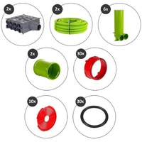 WOLF-Garten Wolf Zubehörpaket Rohbau Schlauch 75/63