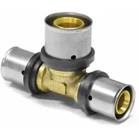 Pipetec Pressfitting-T-Stück - 20 x 2,0 - 16 x