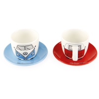VW Collection Espressotasse 0,1 l Blau-Rot 2 St.
