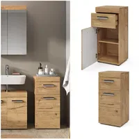 Vicco Midischrank Badschrank Badezimmerschrank Luna Schublade 2 Fächer 1