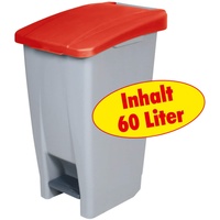 BRB-Lagertechnik BRB Tret-Abfalleimer 60 Liter,
