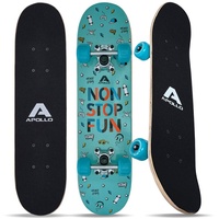 Apollo Skateboard - FunFun blau|orange 61 CM