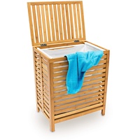 Relaxdays Wäschekorb, Holz 100 l,