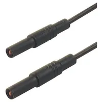 Hirschmann SKS Hirschmann MLS GG 25/2,5 sw Sicherheits-Messleitung Lamellenstecker