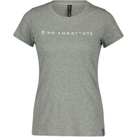 Scott No Shortcuts S/S Damen T-Shirt-Hell-Grau-L