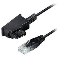 Maxtrack Telefon (analog) Anschlusskabel [1x TAE-F-Stecker - 1x LAN