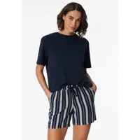 SCHIESSER Damen Schlafhose kurz Webhose-Mix + Relax Pyjamaunterteil, Multicolor
