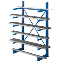 Schulte Kragarmregal K1000 14480 enzianblau 1250 x 50,0 x