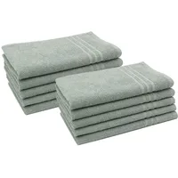 ZOLLNER Gästetuchset 30 x 50 cm grau 10 St.