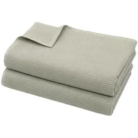 ZOLLNER Saunatuch 70 x 180 cm grau 2 St.