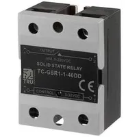TRU Components Halbleiterrelais TC-GSR-1-40DD 40A Schaltspannung (max.): 220 V/DC