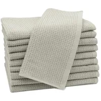 ZOLLNER Gästetuch Handtuchset 30 x 50 cm grau 10