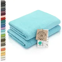 ZOLLNER Handtuchset 70 x 140 cm blau 2 St.