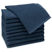 ZOLLNER Handtuchset 30 x 50 cm blau 10 St.