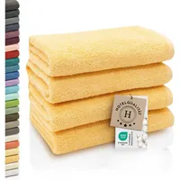 ZOLLNER Handtuchset 4-tlg. gelb