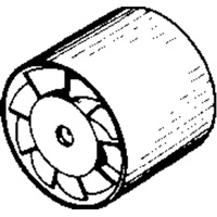 WALLAIR Wallair, Belüftungsventilator, Rohr-Einschublüfter 230 V 320