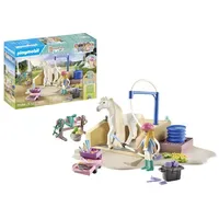 Playmobil Horses of Waterfall Isabella & Lioness mit Waschplatz