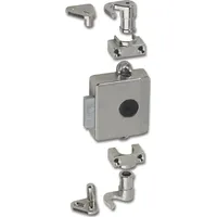 Junie Möbel-Drehstangenschloss Set,ASS,7781,D30 Metall,vernickelt