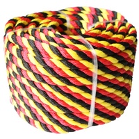 Trendline Seil 10 mm x 30 m schwarz-rot-gelb