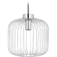 Relaxdays Hängelampe Metall, Gitter-Design, HxD 145x29 cm, E27, Küche,
