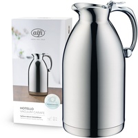 Alfi HOTELLO 1,5l, Isolierkanne aus doppelwandigem Edelstahl, hält 4