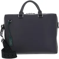 Coccinelle Businesstasche Man Soft Man Briefcase Grained Leather Ardesia