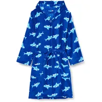 Playshoes Fleece-Bademantel Hai blau | Gr.: 134/140