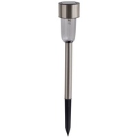 Buri Solar-Edelstahl-Gartenleuchte Solarlampe Gartenlampe Außenleuchte Gehwegleuchte