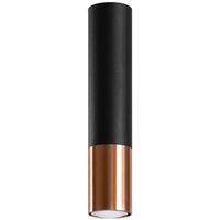 Sollux Lighting Deckenleuchte LOOPEZ schwarz/Kupfer