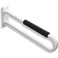 Hewi Wandstützgriff 801.50.31133 700 mm, rubinrot, mit Armpolster schwarz