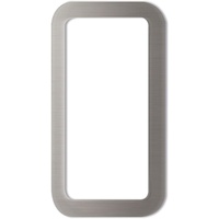 KWS Muschelgriff eckig, 120x65mm, selbstklebend für Schiebetüren, Aluminium Edelstahl