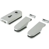 Dorma glas Beschlagsgarnitur Studio Rondo PZ, silber eloxiert (10.102)