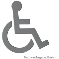 Hewi Universal Türschild, Rollstuhl, 801.91.030 92,